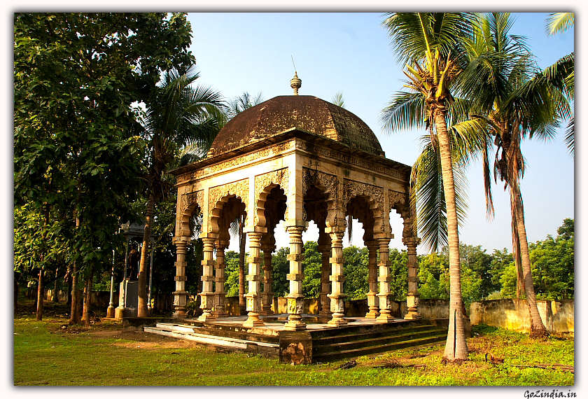 Inside cemetery of Vijayanagaram kings 
