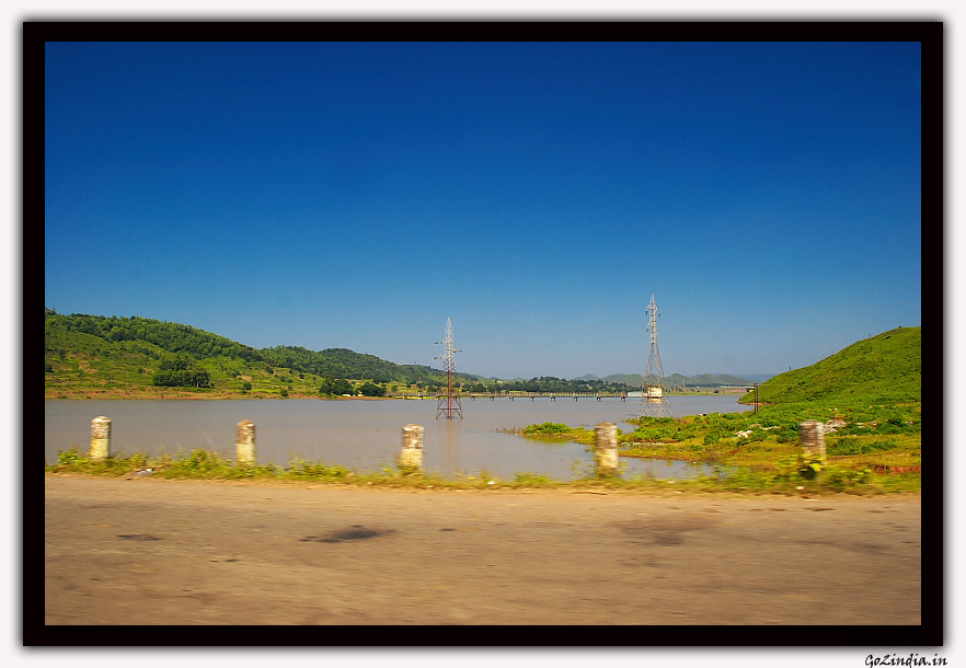 A small hydrolic project on the road side