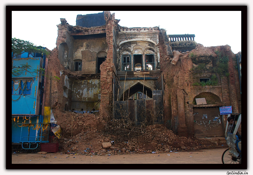 Broken front Gate of Jeypore Palace