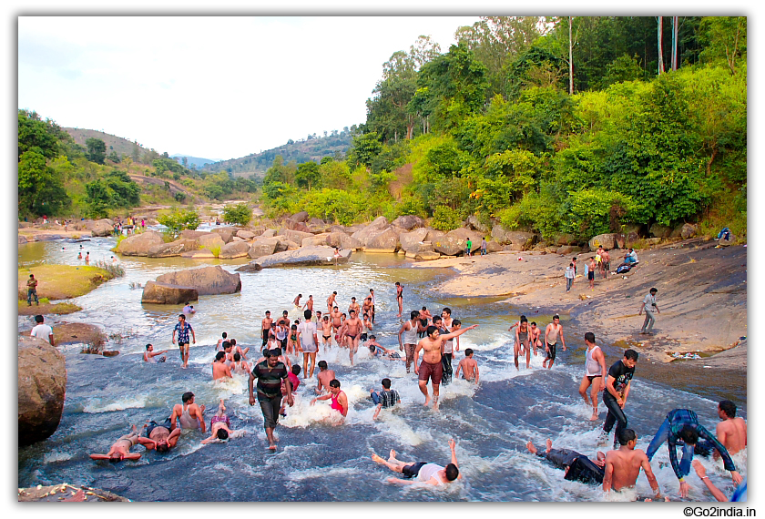 Water at slop of Chaparai