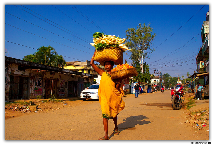 Tribal lady at Jeypore