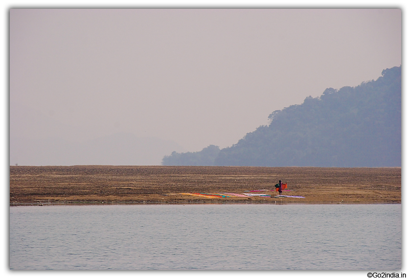 Godavari river bank