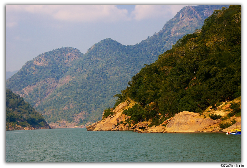 Narrow river at Papihills 