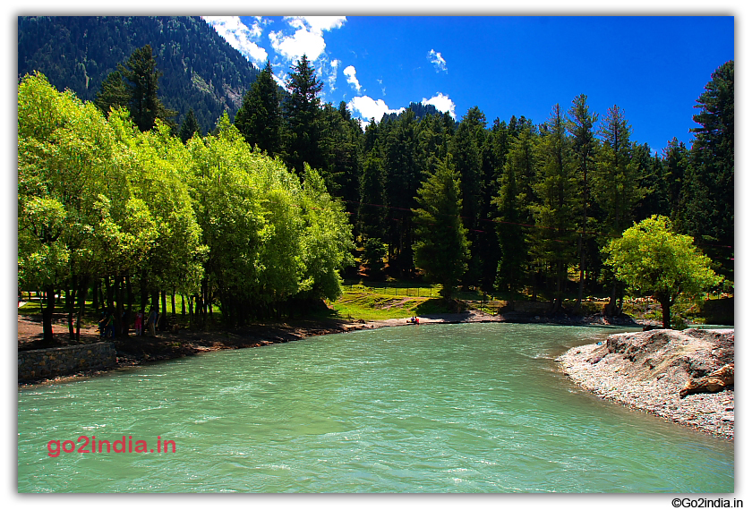 Rafting at Betaab valley river 
