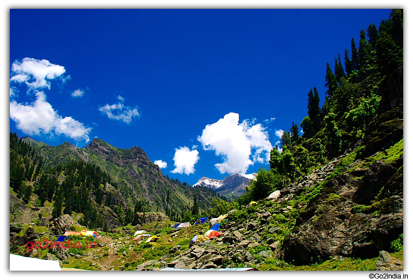 Hills and valley around Chandanwari 