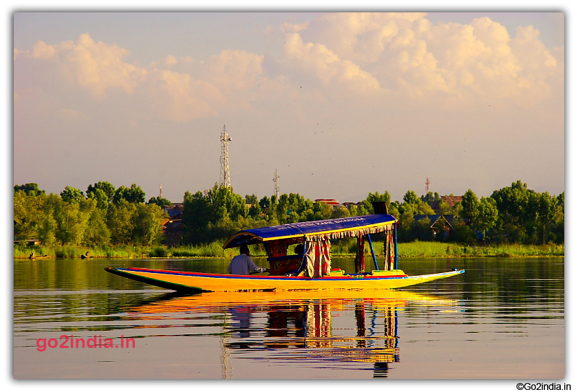 Shikara in Dal Lake 