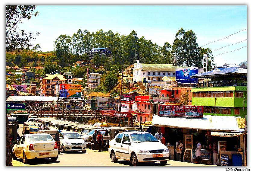 Munnar Hill station in Kerala state