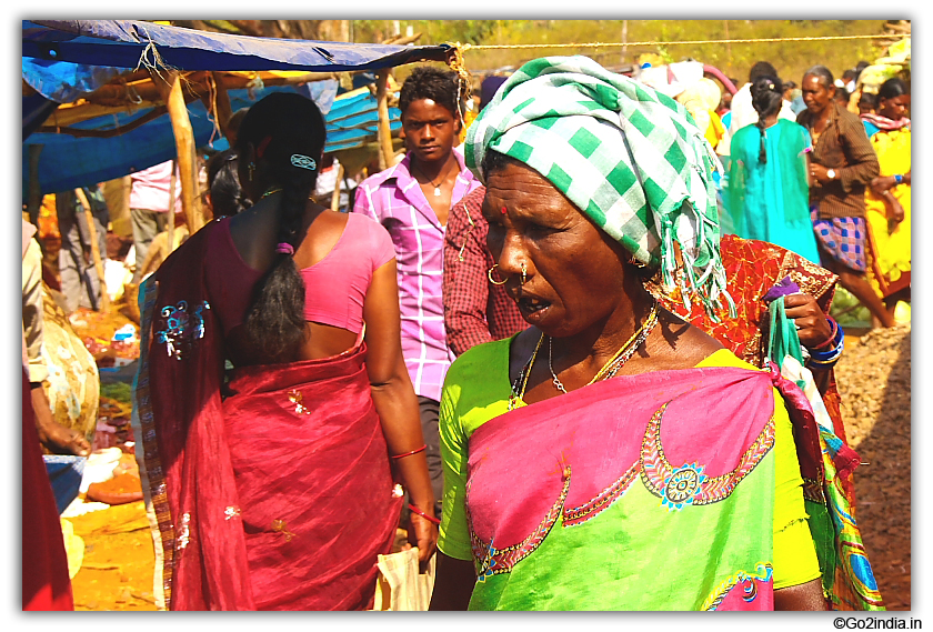 Weekly market is the most important place for the locals