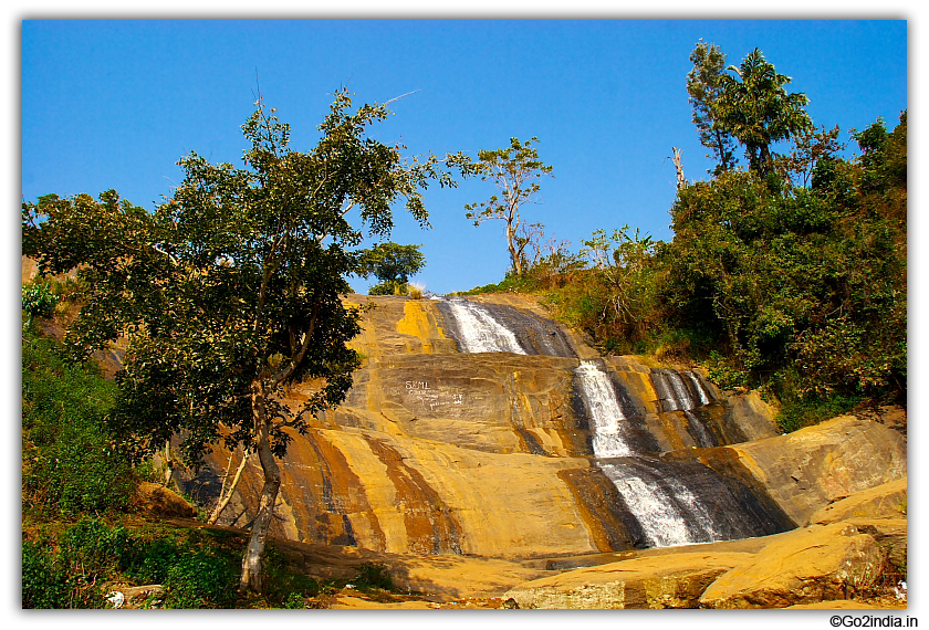 Small stream of water during dry months