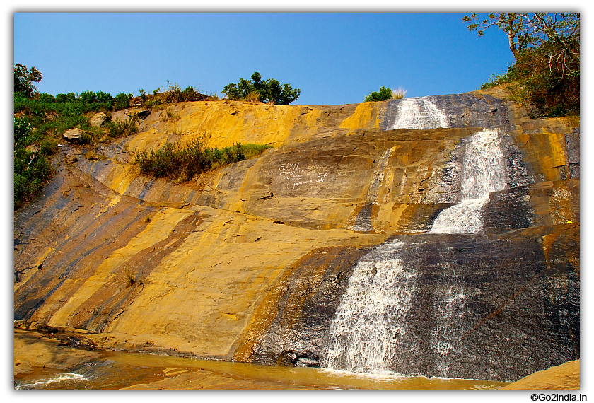 Less water in the river at Anathagiri
