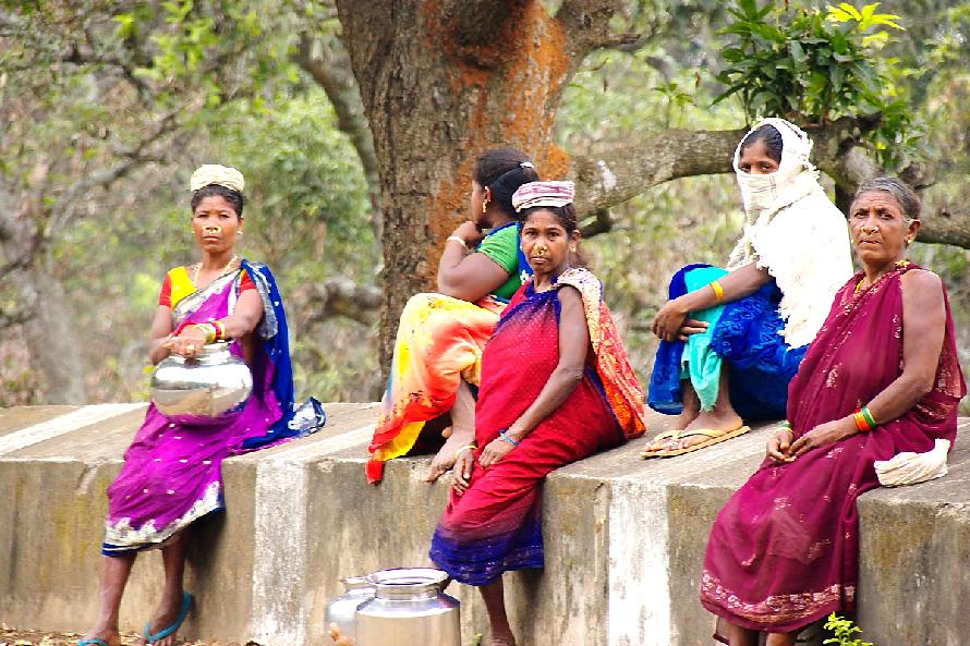 Ladies on the way to Araku valley 