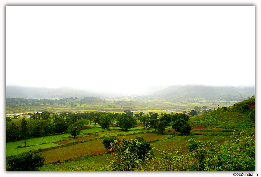 Cloud on hills of Araku valley 