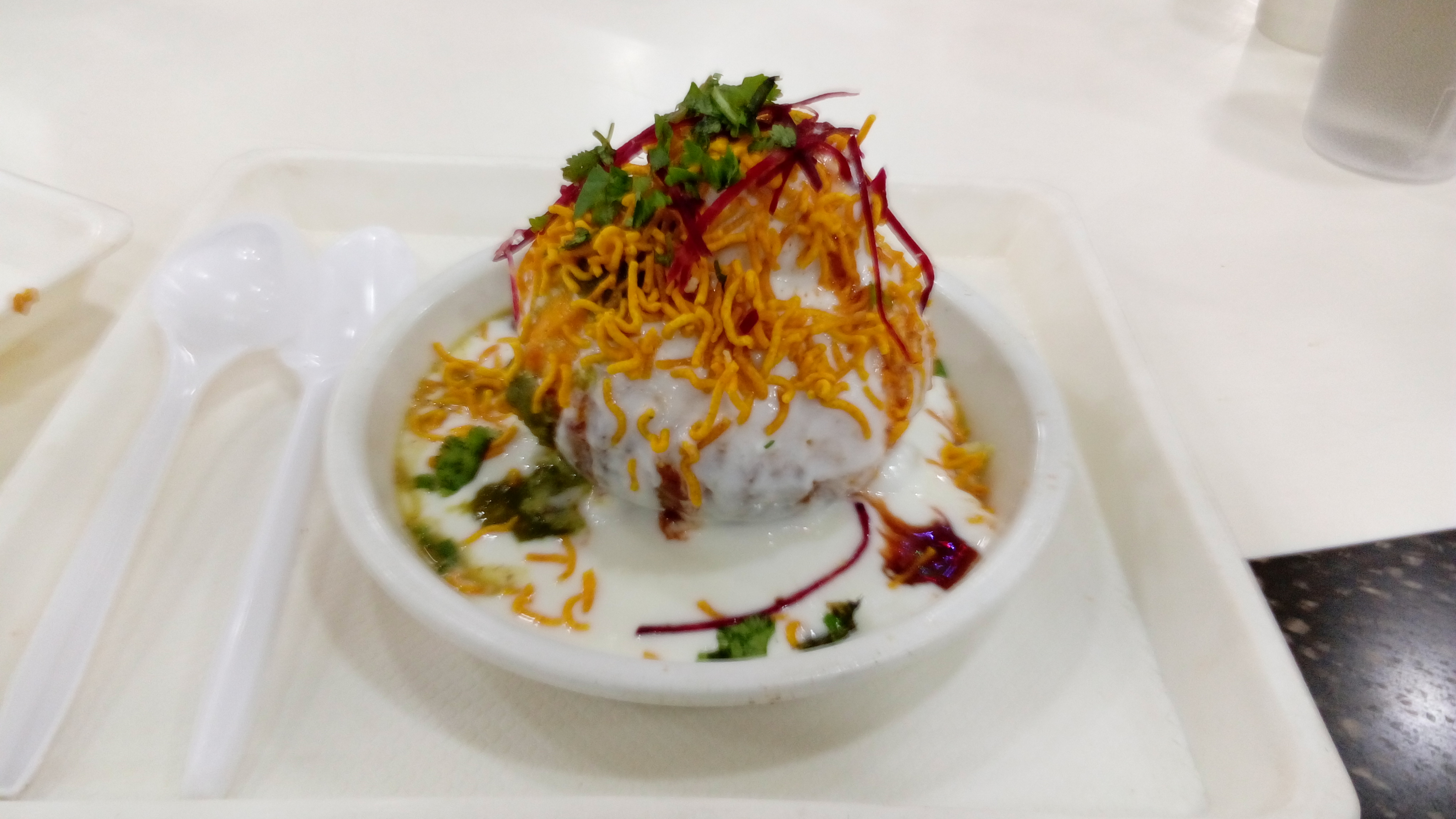 Raj kachori a popular fast food in India