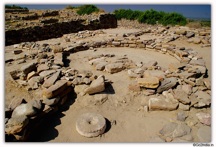 Dholavira excavated site at Kutch Gujarat