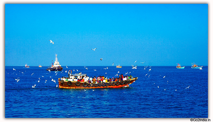 Bet Dwarka journey by boat 