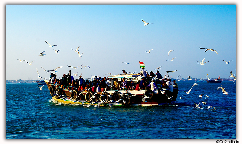 Bet Dwarka journey by boat 