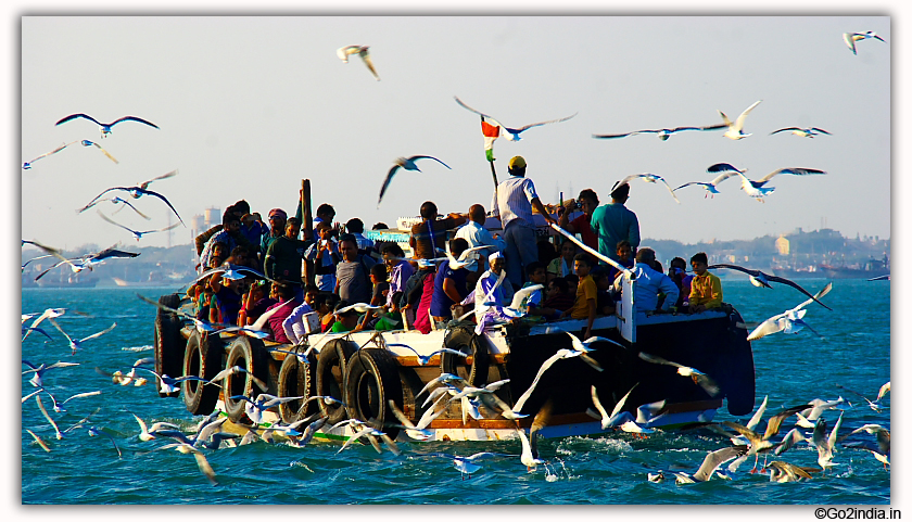 Bet Dwarka journey by boat 