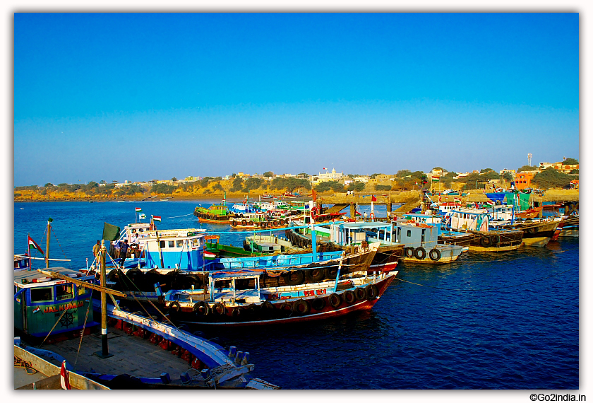 Bet Dwarka small boats  