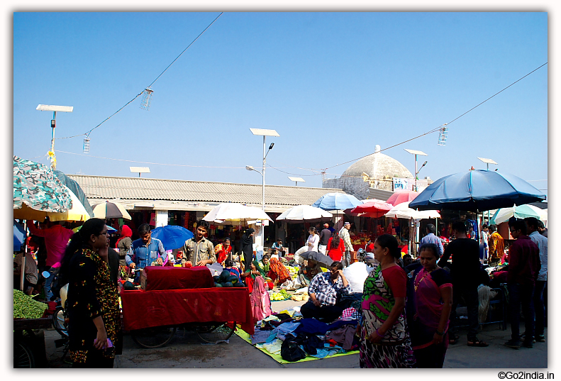 Diu local market area 