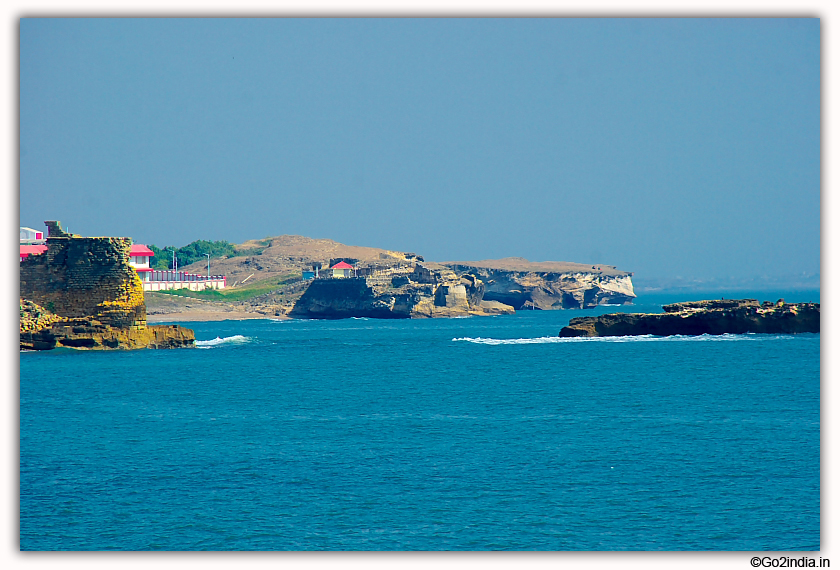 Diu Sea beach area 