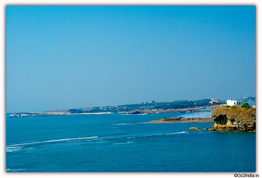 View from INS Khukhri  