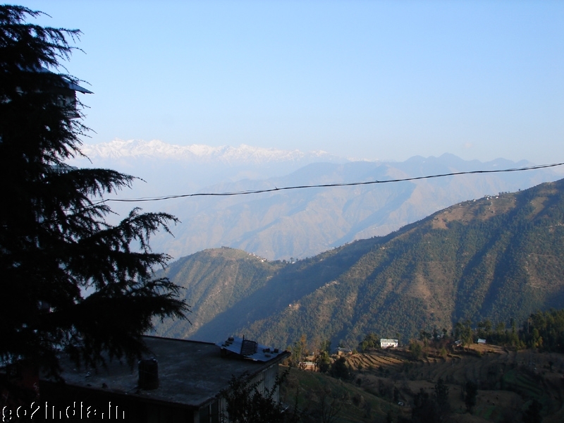 Distance mountains of Khajjiar