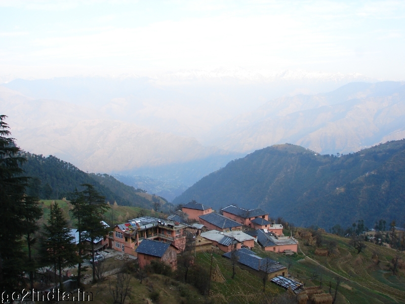 Sun set at Khajjiar