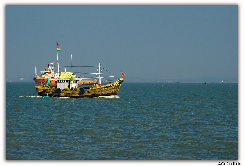 Elephanta Caves by boat