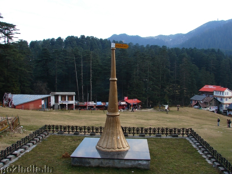 showing the distance of Switzerland from Khajjiar