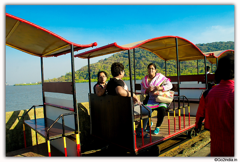 Elephanta Caves toy train 