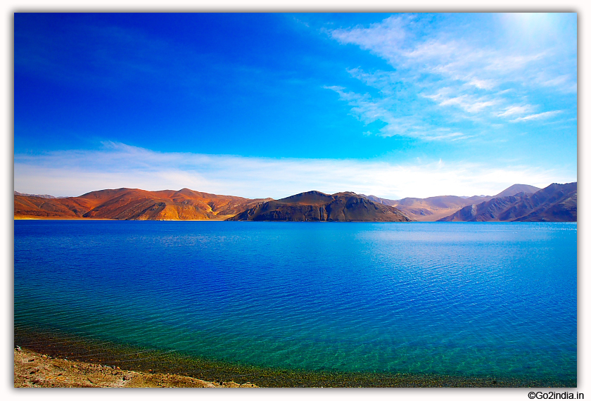 Pangong Lake in Ladakh