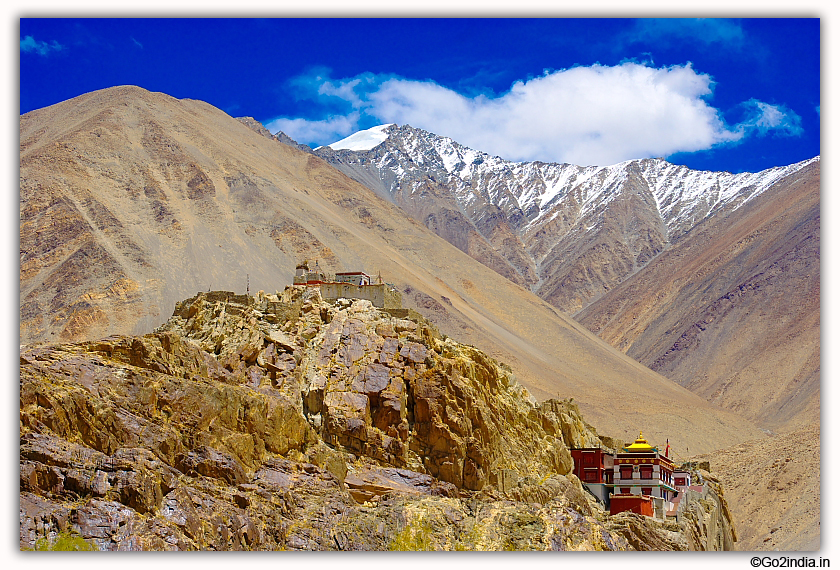 Monastery at Tangtse village on the way to Pangong Lake