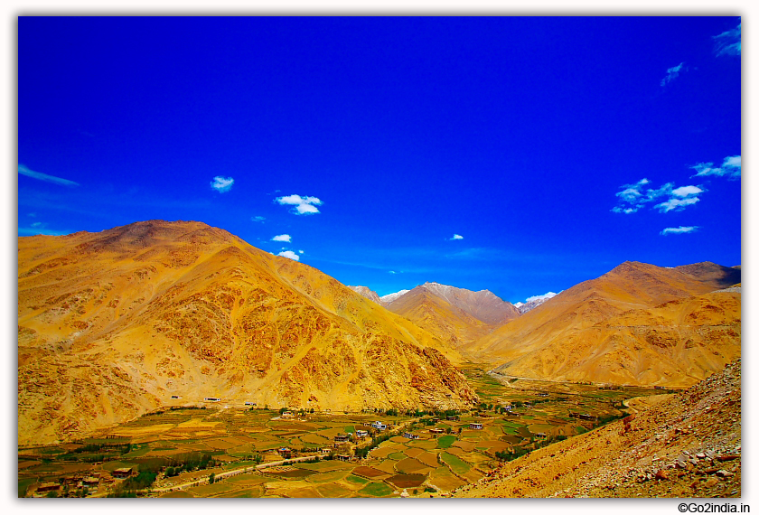 Hills and valley on the way to Pangong Lake