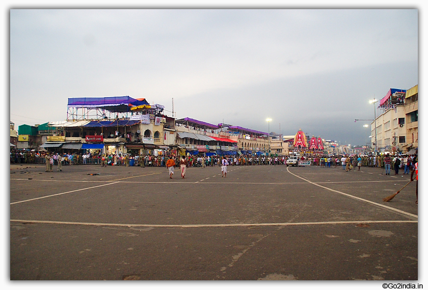 Parking area of Chariots 