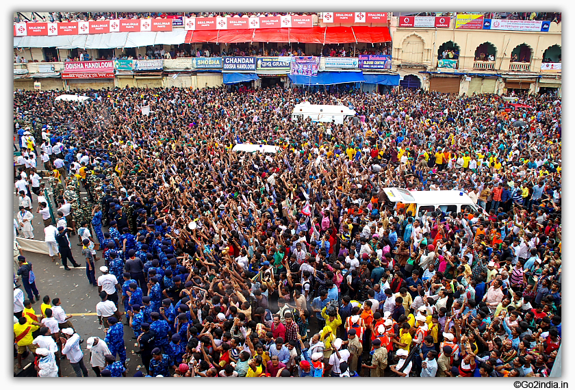 Crowd during Car Festival 